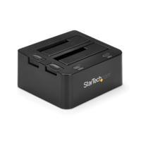 BASE DOCKING STATION USB 3.0 DE 2 BAHIAS SATA III DE 2.5 O 3.5 PULGADAS PARA SSD O DISCO DURO BASE DE CONEXION PARA INTERCAMBIO EN CALIENTE DE UNIDADES DE DISCO DURO - STARTECH.COM MOD. SDOCK2U33V, - Garantía: 2 AÑOS -