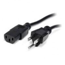 CABLE DE CORRIENTE DE 1.8M ESTANDAR DE ALIMENTACION PARA COMPUTADORA - 18 AWG - NEMA5-15P A C13 - 10A 125V - STARTECH.COM MOD. PXT101, - Garantía: 2 AÑOS -