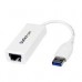 ADAPTADOR TARJETA DE RED EXTERNA NIC USB 3.0 A 1GBPS GIGABIT ETHERNET 1 PUERTO - 1X RJ45 HEMBRA - 1X USBA - BLANCO - STARTECH.COM MOD. USB31000SW, - Garantía: 2 AÑOS -