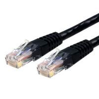 CABLE DE 3M NEGRO DE RED GIGABIT CAT6 ETHERNET RJ45 UTP MOLDEADO - CERTIFICADO ETL - STARTECH.COM MOD. C6PATCH10BK, - Garantía: 2 AÑOS -