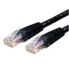 CABLE DE 3M NEGRO DE RED GIGABIT CAT6 ETHERNET RJ45 UTP MOLDEADO - CERTIFICADO ETL - STARTECH.COM MOD. C6PATCH10BK, - Garantía: 2 AÑOS -
