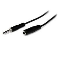 CABLE DE AUDIO DE 2M DE EXTENSIÓN DE AUDIFONOS MINI-JACK 3.5MM ESTEREO MACHO A HEMBRA - DELGADO - STARTECH.COM MOD. MU2MMFS, - Garantía: 2 AÑOS -