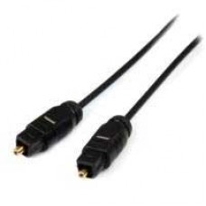 CABLE 4.5M TOSLINK DE AUDIO DIGITAL OPTICO SPDIF DELGADO - NEGRO - STARTECH.COM MOD. THINTOS15, - Garantía: 2 AÑOS -