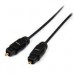 CABLE 4.5M TOSLINK DE AUDIO DIGITAL OPTICO SPDIF DELGADO - NEGRO - STARTECH.COM MOD. THINTOS15, - Garantía: 2 AÑOS -