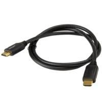 CABLE HDMI DE 1M PREMIUM DE ALTA VELOCIDAD CON ETHERNET - 4K 60HZ - 1M - CABLE HDMI CERTIFICADO PREMIUM - HDMI 2.0 - STARTECH.COM MOD. HDMM1MP, - Garantía: 2 AÑOS -
