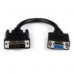 ADAPTADOR DE VIDEO DVI-I A VGA - DVI-I MACHO - HD15 HEMBRA - CABLE DE 20CM NEGRO - STARTECH.COM MOD. DVIVGAMF8IN, - Garantía: 2 AÑOS -
