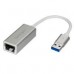 ADAPTADOR TARJETA DE RED EXTERNA - ETHERNET GIGABIT EXTERNO USB 3.0 - PLATEADO - IDEAL PARA MACBOOK, CHROMEBOOK O TABLET - STARTECH.COM MOD. USB31000SA, - Garantía: 2 AÑOS -