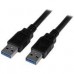CABLE DE 3 METROS USB 3.0 - CABLE USB TIPO A A USB TIPO A - USB 3.1 GEN1 5GBPS - STARTECH.COM MOD. USB3SAA3MBK, - Garantía: 2 AÑOS -