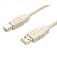 CABLE DE 1.8M USB 2.0 BEIGE - USB TIPO-A MACHO A USB-B MACHO PARA IMPRESORA - STARTECH.COM MOD. USBFAB6, - Garantía: 2 AÑOS -