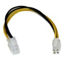 CABLE DE 20CM DE EXTENSION ALARGADOR FUENTE ALIMENTACION CORRIENTE TARJETA MADRE CPU ATX12V 4 PINES P4 - MACHO A HEMBRA - STARTECH.COM MOD. ATXP4EXT, - Garantía: 2 AÑOS -
