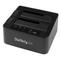BASE DOCKING STATION ESATA USB 3.0 CON UASP DE 2 BAHIAS PARA DISCO DURO O SSD SATA III DE 2.5 O 3.5 PULGADAS - STARTECH.COM MOD. SDOCK2U33EB, - Garantía: 2 AÑOS -