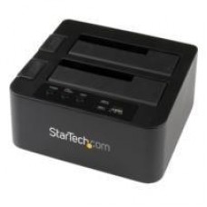 BASE DOCKING STATION ESATA USB 3.0 CON UASP DE 2 BAHIAS PARA DISCO DURO O SSD SATA III DE 2.5 O 3.5 PULGADAS - STARTECH.COM MOD. SDOCK2U33EB, - Garantía: 2 AÑOS -