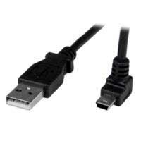 CABLE ADAPTADOR 1M USB A MACHO A MINI USB B MACHO ACODADO EN NGULO HACIA ARRIBA PARA TELFONOS TABLETS DISPOSITIVOS MVILES - STARTECH.COM MOD. USBAMB1MU, - Garantía: 2 AÑOS -