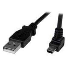 CABLE ADAPTADOR 1M USB A MACHO A MINI USB B MACHO ACODADO EN NGULO HACIA ARRIBA PARA TELFONOS TABLETS DISPOSITIVOS MVILES - STARTECH.COM MOD. USBAMB1MU, - Garantía: 2 AÑOS -