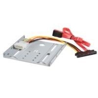 BRACKET DE MONTAJE PARA DISCO DURO SATA DE 2.5 PULGADAS EN BAHA DE 3.5 - STARTECH.COM MOD. BRACKET25SAT, - Garantía: 2 AÑOS -