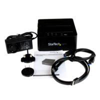 BASE CLONADORA DOCK STATION USB 3.0 Y ESATA COPIADORA DE UNIDADES DE DISCO SATA 6GBPS DE 2.5 Y 3.5 PULGADAS - CLONADOR AUTONOMO - STARTECH.COM MOD. SDOCK2U33RE, - Garantía: 2 AÑOS -