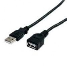 CABLE DE 0.9M DE EXTENSIN USB 2.0 DE ALTA VELOCIDAD HI SPEED - MACHO A HEMBRA USB A - EXTENSOR - NEGRO - STARTECH.COM MOD. USBEXTAA3BK, - Garantía: 2 AÑOS -
