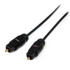 CABLE DE 3M TOSLINK AUDIO DIGITAL OPTICO SPDIF DELGADO - NEGRO - STARTECH.COM MOD. THINTOS10, - Garantía: 2 AÑOS -