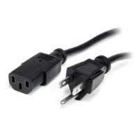 CABLE DE CORRIENTE DE 3M ESTANDAR DE ALIMENTACION PARA COMPUTADORA - 18 AWG - NEMA5-15P A C13 - 10A 125V - STARTECH.COM MOD. PXT10110, - Garantía: 5 AÑOS -