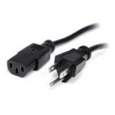 CABLE DE CORRIENTE DE 3M ESTANDAR DE ALIMENTACION PARA COMPUTADORA - 18 AWG - NEMA5-15P A C13 - 10A 125V - STARTECH.COM MOD. PXT10110, - Garantía: 5 AÑOS -