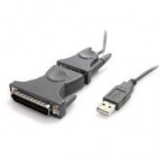 CABLE ADAPTADOR DE 91CM USB-A A 1 PUERTO SERIE RS232 - ADAPTADOR SERIAL - 1X DB9 DB25 - 1X USB A - STARTECH.COM MOD. ICUSB232DB25, - Garantía: 2 AÑOS -