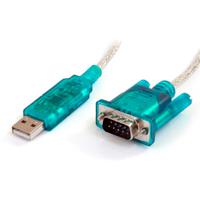 CABLE ADAPTADOR DE 0.9M USB A PUERTO SERIE SERIAL RS232  PC MAC® LINUX - 1X DB9 MACHO - 1X USB A MACHO - STARTECH.COM MOD. ICUSB232SM3, - Garantía: 5 AÑOS -