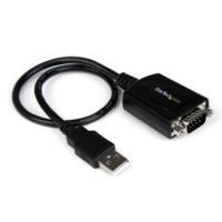 CABLE ADAPTADOR DE 0.3M USB A PUERTO SERIE SERIAL RS232 CON RETENCIN DEL PUERTO DE ASIGNACIN COM - 1X DB9 MACHO - 1X USB A MACHO - STARTECH.COM MOD. ICUSB232PRO, - Garantía: 2 AÑOS -