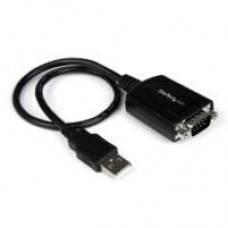 CABLE ADAPTADOR DE 0.3M USB A PUERTO SERIE SERIAL RS232 CON RETENCIN DEL PUERTO DE ASIGNACIN COM - 1X DB9 MACHO - 1X USB A MACHO - STARTECH.COM MOD. ICUSB232PRO, - Garantía: 2 AÑOS -