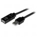 CABLE DE EXTENSIN ALARGADOR DE 15M USB 2.0 HI SPEED ALTA VELOCIDAD ACTIVO AMPLIFICADO - MACHO A HEMBRA USB A - NEGRO - STARTECH.COM MOD. USB2AAEXT15M, - Garantía: 2 AÑOS -