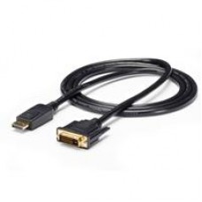 CABLE ADAPTADOR DE 1.8M DISPLAYPORT A DVI - CONVERTIDOR DE VIDEO - MINI DP MACHO - DVI-D MACHO - 1920X1200 - PASIVO - NEGRO - STARTECH.COM MOD. DP2DVI2MM6, - Garantía: 3 AÑOS -