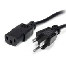 CABLE DE CORRIENTE DE 3.6M DE ALIMENTACION PARA COMPUTADORA - NEMA 5-15P A C13 - 18AWG - 10A 125V - STARTECH.COM MOD. PXT10112, - Garantía: 5 AÑOS -