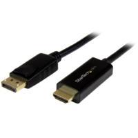 CABLE ADAPTADOR DE 5M DISPLAYPORT A HDMI - 4K 30HZ - CABLE CONVERTIDOR DP A HDMI ULTRA HD - NEGRO - STARTECH.COM MOD. DP2HDMM5MB, - Garantía: 3 AÑOS -