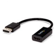 ADAPTADOR DE VIDEO DISPLAYPORT A HDMI CON AUDIO ADAPTADOR ACTIVO DP 1.2 PARA COMPUTADORAS DE ESCRITORIO/LAPTOPS 4K 30HZ - STARTECH.COM MOD. DP2HD4KS, - Garantía: 3 AÑOS -
