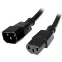 CABLE DE CORRIENTE DE 90CM DE EXTENSION - C14 A C13 - 14 AWG - 15A 125V - DE SERVICIO PESADO - STARTECH.COM MOD. PXT100143, - Garantía: 5 AÑOS -