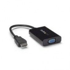 ADAPTADOR DE VIDEO Y AUDIO HDMI A VGA - HD15 HEMBRA - HDMI MACHO - MINI JACK HEMBRA - 1920X1200 - CONVERTIDOR EXTERNO - STARTECH.COM MOD. HD2VGAA2, - Garantía: 3 AÑOS -