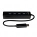 HUB USB 3.0 DE 4 PUERTOS - ADAPTADOR CONCENTRADOR HUB USB 3.0 SUPER SPEED 4 PUERTOS SALIDAS PORTATIL PARA LAPTOP COMPUTADORA - NEGRO - STARTECH.COM MOD. ST4300PBU3, - Garantía: 2 AÑOS -