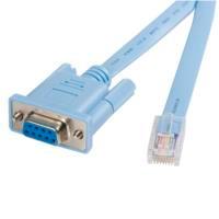 CABLE DE 1.8M PARA GESTION DE ROUTER CONSOLA CISCO RJ45 A SERIAL DB9 - ROLLOVER - MACHO A HEMBRA - STARTECH.COM MOD. DB9CONCABL6, - Garantía: 5 AÑOS -