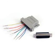 ADAPTADOR CONVERTIDOR MODULAR SERIAL DB25 A RJ45 MACHO A HEMBRA - STARTECH.COM MOD. GC258MF, - Garantía: 5 AÑOS -