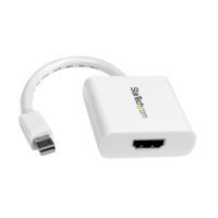 ADAPTADOR DE VIDEO MINI DISPLAYPORT A HDMI - CABLE CONVERTIDOR - HEMBRA HDMI - MACHO MINI DP - 1920X1200 - PASIVO - BLANCO - STARTECH.COM MOD. MDP2HDW, - Garantía: 3 AÑOS -