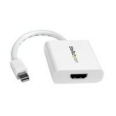 ADAPTADOR DE VIDEO MINI DISPLAYPORT A HDMI - CABLE CONVERTIDOR - HEMBRA HDMI - MACHO MINI DP - 1920X1200 - PASIVO - BLANCO - STARTECH.COM MOD. MDP2HDW, - Garantía: 3 AÑOS -