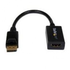 ADAPTADOR DE VIDEO DISPLAYPORT A HDMI CABLE DP PASIVO HEMBRA HDMI MACHO DP 1920X1200 - CONVERTIDOR DE VIDEO - STARTECH.COM MOD. DP2HDMI2, - Garantía: 3 AÑOS -