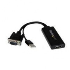ADAPTADOR VGA A HDMI CON AUDIO Y ALIMENTACIN USB CONVERTIDOR VGA A HDMI PORTTIL 1080 P - STARTECH.COM MOD. VGA2HDU, - Garantía: 2 AÑOS -