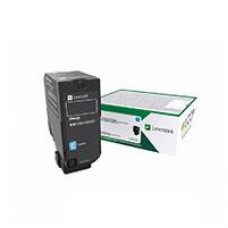 TONER LASER LEXMARK COLOR CIAN EXTRA ALTO RENDIMIENTO, NP 78C4XC0, HASTA 5000 PAGINAS, MODELOS CX622, CX625, CS421, CS521, CX625, CX625, CX522, CX622, CX421, - Garantía: SG -