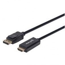 CABLE DISPLAYPORT,MANHATTAN,153188, - HDMI M-M 1080P  3.0M, - Garantía: 3 AÑOS -