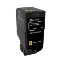 TONER LASER LEXMARK 74C4HY0 AMARILLO, ALTO RENDIMIENTO, HASTA 12000 PAGINAS, MODELOS CS725DE, - Garantía: SG -