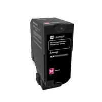TONER LASER LEXMARK 74C4HM0 MAGENTA, ALTO RENDIMIENTO, HASTA 12000 PAGINAS, MODELOS CS725DE, - Garantía: SG -