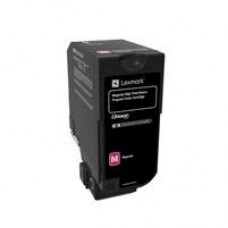 TONER LASER LEXMARK 74C4HM0 MAGENTA, ALTO RENDIMIENTO, HASTA 12000 PAGINAS, MODELOS CS725DE, - Garantía: SG -