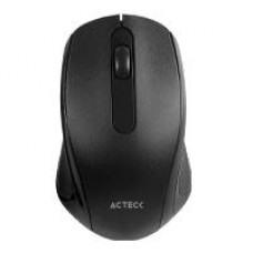 MOUSE ACTECK OPTIMIZE MI240 / INALAMBRICO / RECEPTOR USB 2.4 GHZ / OPTICO / 1200 DPI / ERGONOMICO / SENSOR OPTICO / WIN - LINUX / 2 BOTONES SCROLL / NEGRO / AC-928885, - Garantía: 1 AÑO -