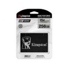 UNIDAD DE ESTADO SOLIDO KINGSTON INTERNO KC600 256GB 2.5 SATA3 7MM LECT.550/ESCRIT.500MB/S NAND 3D TLC PC/LAPTOP SKC600/256G, - Garantía: 1 AÑO -