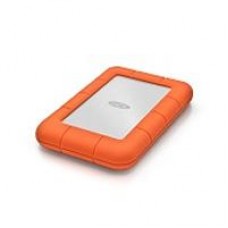 DISCO DURO EXTERNO LACIE RUGGED MINI 1TB 2.5 PORTATIL USB 3.0 NARANJA-PLATA WINDOWS MAC CONTRAGOLPES AGUA Y POLVO, - Garantía: 2 AÑOS -
